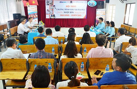Hội thảo đào tạo nguồn nhân đại học chuẩn Nhật Bản phục vụ trong lĩnh vực NHÀ HÀNG - KHÁCH SẠN