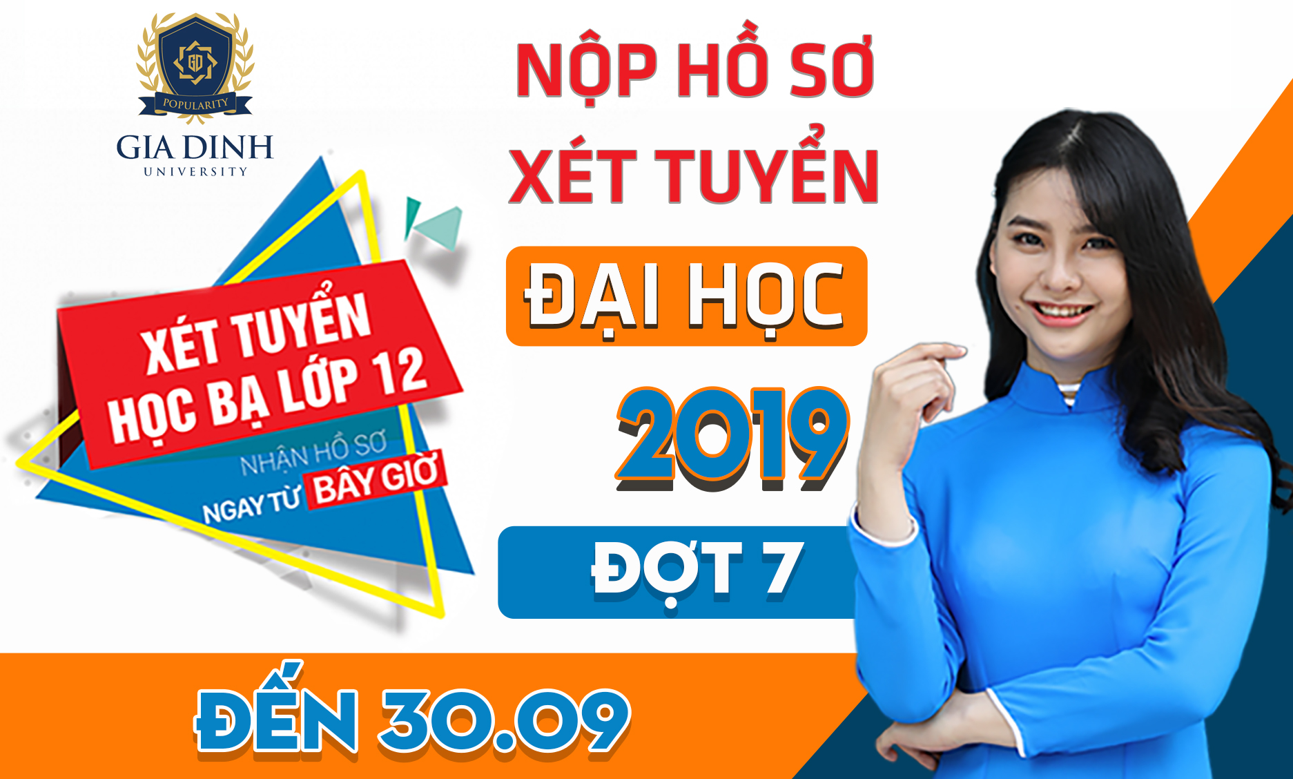 Đại học Gia Định nhận hồ sơ xét tuyển đợt 7 đến ngày 30.09