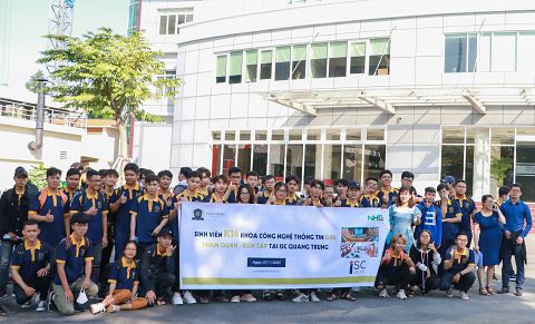 Tham quan kiến tập tại ISC Quang Trung: sinh viên khoa CNTT GDU K14 đợt 2 sôi nổi cùng Hội thảo