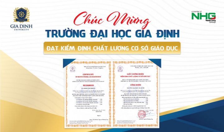 Trường Đại học Gia Định đạt Kiểm định chất lượng cơ sở giáo dục của CEA-AVU&C