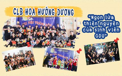 “Note ngay” chuỗi hoạt động thiện nguyện ý nghĩa của CLB Hoa hướng dương GDU
