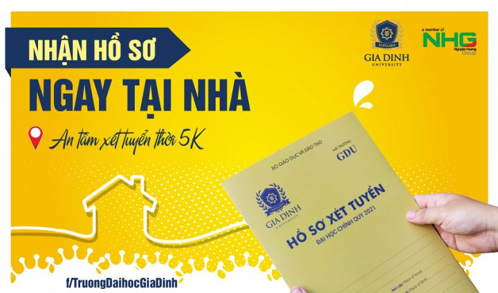 Nhận hồ sơ ngay tại nơi cư trú - giải pháp có 1-0-2 của Trường Đại học Gia Định trong mùa dịch Covid-19