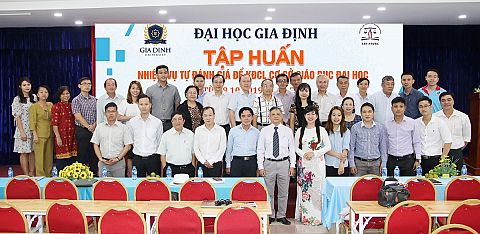 Đại học Gia Định tổ chức tập huấn kiểm định chất lượng cơ sở giáo dục Đại học 2019