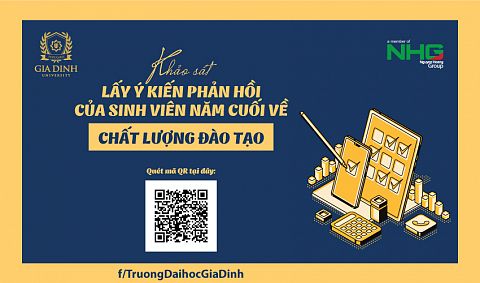Thông báo về việc khảo sát lấy ý kiến phản hồi của sinh viên năm cuối về chất lượng khóa học