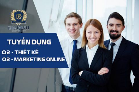 Đại học Gia Định tuyển dụng Thiết kế đồ họa, Marketing Online