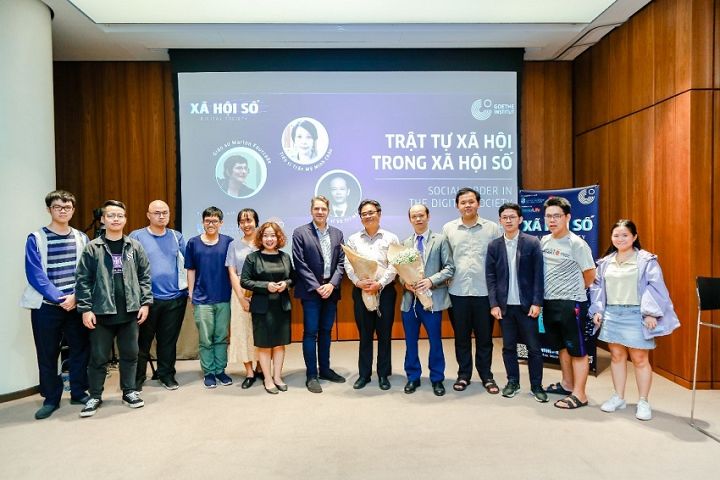 PGS.TS Võ Trí Hảo – Hiệu trưởng Trường Đại học Gia Định tham gia tọa đàm “Trật tự xã hội trong xã hội số” do việc Goethe tổ chức