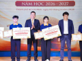 GDU vinh danh Thủ khoa đầu vào K20 tại Lễ Khai giảng năm học 2026 - 2027 