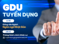 Tuyển dụng Giảng viên cơ hữu ngành Ngôn ngữ Nhật Bản