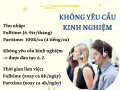 NHÂN VIÊN CSKH (KHÔNG YÊU CẦU KINH NGHIỆM) 