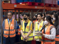 Sinh viên GDU khám phá hệ thống kho lạnh hiện đại tại AJ Total Việt Nam