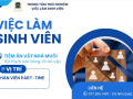 NHÂN VIÊN BÁN THỜI GIAN XOAY CA