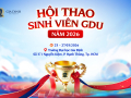 Hội thao sinh viên GDU 2026 chính thức khởi động!