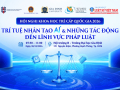 GDU tổ chức Hội nghị khoa học trẻ cấp quốc gia 2026 về trí tuệ nhân tạo và pháp luật