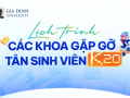 K20 GDU gặp gỡ các Khoa: Sẵn sàng hành trang cho chặng đường đại học