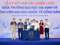 GDU mở rộng hợp tác với Bệnh viện Đại học Quốc tế Hồng Bàng và Sunwah English Education