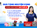 Quà tặng nguyện vọng: GDU mở cổng , 2k7 săn quà