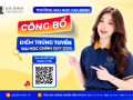 Trường Đại học Gia Định chính thức công bố điểm trúng tuyển đại học chính quy năm 2026