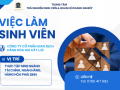 Thực Tập Sinh Ngành Tài Chính - Ngân Hàng - Hàng Hóa Phái Sinh