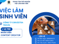 ​​​​​​​NHÂN VIÊN CONTENT CREATOR