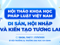 Hội thảo pháp luật Việt Nam: Điểm hẹn tri thức - Định hướng tương lai