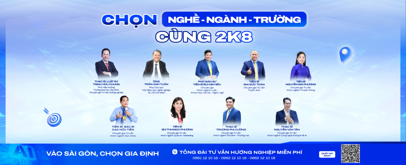 CHỌN NGHỀ - NGÀNH - TRƯỜNG CÙNG 2K8