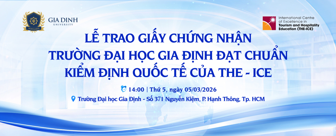 Lễ trao Giấy chứng nhận Trường Đại học Gia Định đạt chuẩn kiểm định quốc tế THE-ICE