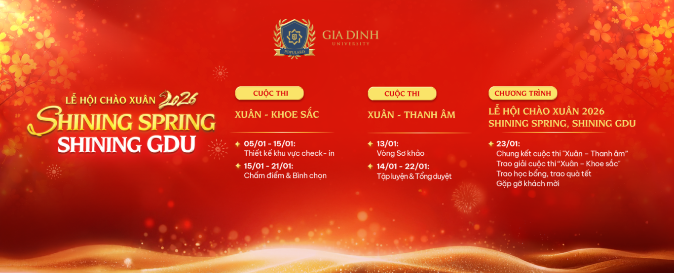 Lễ hội Chào Xuân 2026 - Shining Spring, Shining GDU
