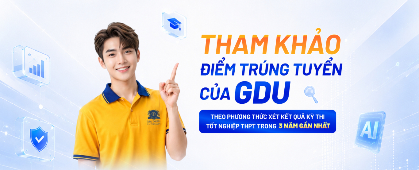 Điểm trúng tuyển GDU 03 năm gần đây