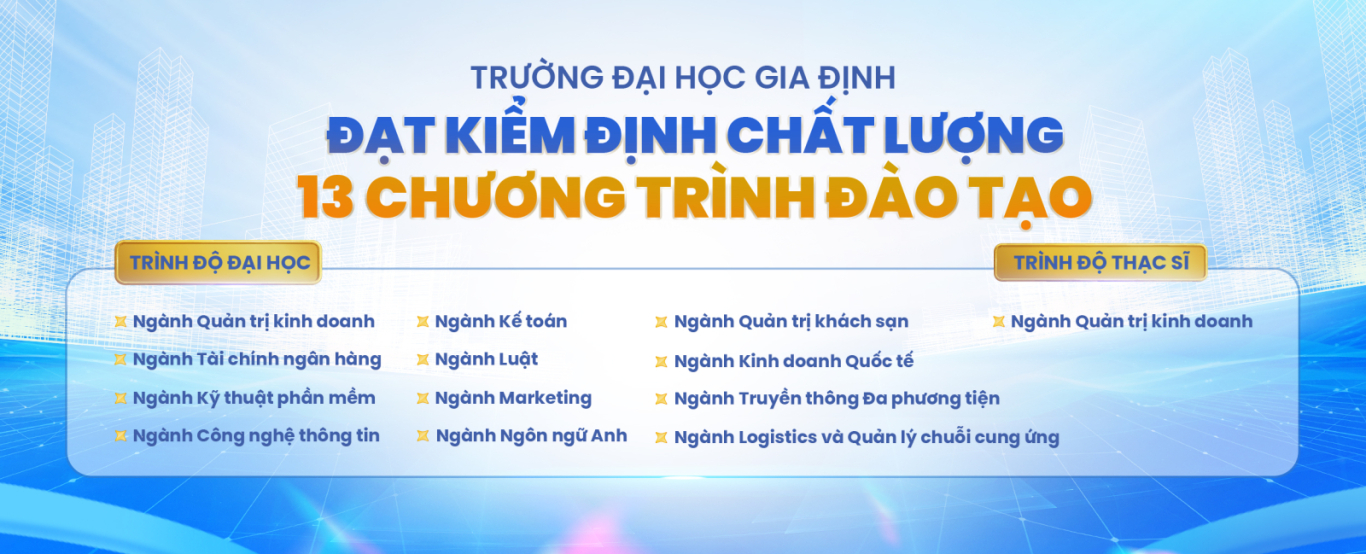 KIỂM ĐỊNH 13 NGÀNH
