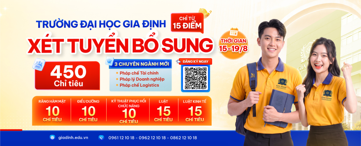 xét tuyển bổ sung 2026
