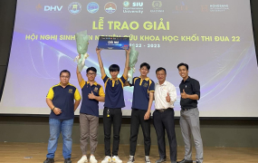 Sinh viên GDU đạt giải tại hội nghị sinh viên Nghiên cứu khoa học 