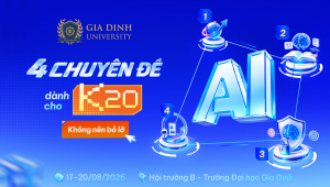 Trường Đại học Gia Định triển khai chuỗi 4 chuyên đề AI chào đón tân sinh viên K20 