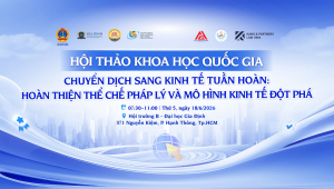 Hội thảo Khoa học Quốc gia về chuyển dịch sang kinh tế tuần hoàn tại GDU 