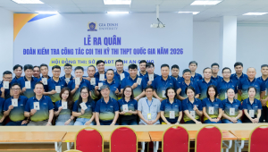 Trường Đại học Gia Định ra quân tham gia công tác coi thi Kỳ thi tốt nghiệp THPT năm 2026