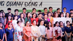 Vòng Quanh Đông Á 2025 - Hành trình kết nối văn hóa đa quốc gia tại Trường Đại học Gia Định