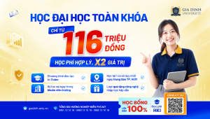 Học đại học toàn khóa chỉ từ 116 triệu đồng tại GDU