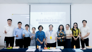 Học viên lớp 2490101 (khóa 2024) bảo vệ đề cương đề án tốt nghiệp Thạc sĩ tại Trường Đại học Gia Định