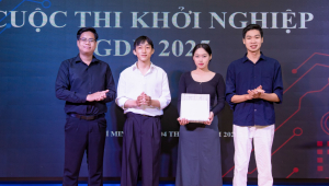 Dự án “Cho thuê trang phục sự kiện Dressup” giành giải Nhất cuộc thi Khởi nghiệp GDU 2025