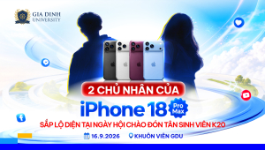 “Bản sắc” tăng nhiệt với hoạt động bốc thăm trao tặng iPhone 18 Pro Max cho tân sinh viên K20