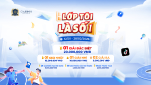 Trường Đại học Gia Định khởi động cuộc thi “lớp tôi là số 1” năm 2026 với nhiều thưởng hấp dẫn