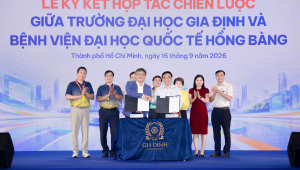 GDU mở rộng hợp tác với Bệnh viện Đại học Quốc tế Hồng Bàng và Sunwah English Education