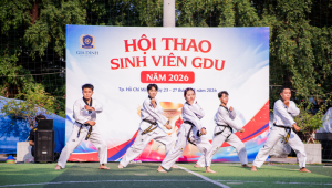 Khai mạc Hội thao Sinh viên GDU 2026: Lan tỏa tinh thần thể thao, bùng nổ sức trẻ sinh viên
