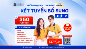 GDU mở đợt xét tuyển bổ sung cuối với 350 chỉ tiêu ở 15 ngành đào tạo