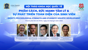 Hội thảo Khoa học Quốc tế “Phẩm cách, Sức mạnh tâm lý và Sự phát triển toàn diện của sinh viên”
