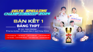 GDU chính thức trở thành điểm hẹn của IELTS Spelling Championship 2026 vòng bán kết 1