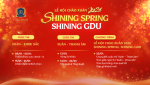 Lễ hội Chào Xuân 2026: Shining Spring, Shining GDU - Tỏa sáng sắc Xuân, rực rỡ Gia Định
