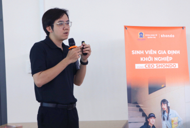Sinh viên GDU gặp gỡ CEO Trần Phạm Thông Hiệp gọi vốn thành công tại Shark Tank