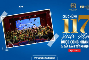 Chúc mừng 117 sinh viên được công nhận tốt nghiệp Đợt 1/2021