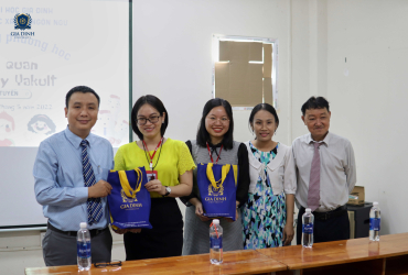Buổi học thực tế cùng Công ty TNHH Yakult Việt Nam của sinh viên ngành Đông phương học  