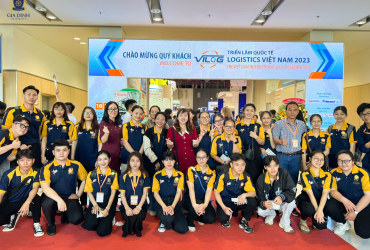 Sinh viên GDU giao lưu với hơn 250 doanh nghiệp tại Triển lãm quốc tế Logistics Việt Nam 2023  